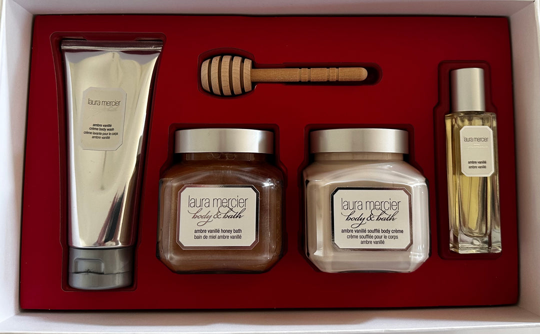 Laura Mercier 4-Pc. Luxe Ultime Ambre Vanille Luxe Body Collection Gift Set