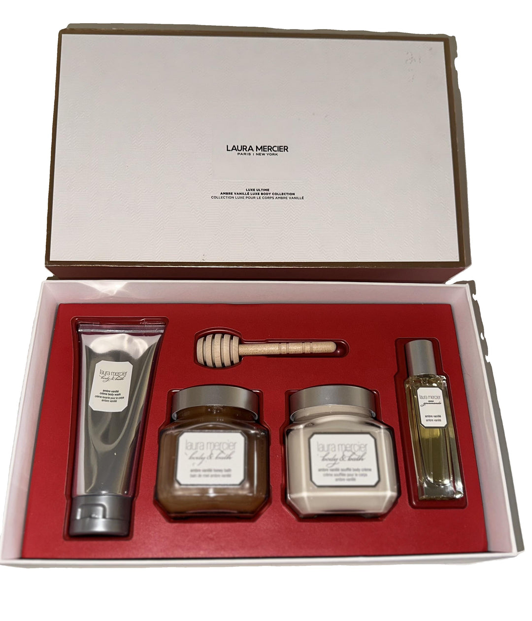 Laura Mercier 4-Pc. Luxe Ultime Ambre Vanille Luxe Body Collection Gift Set