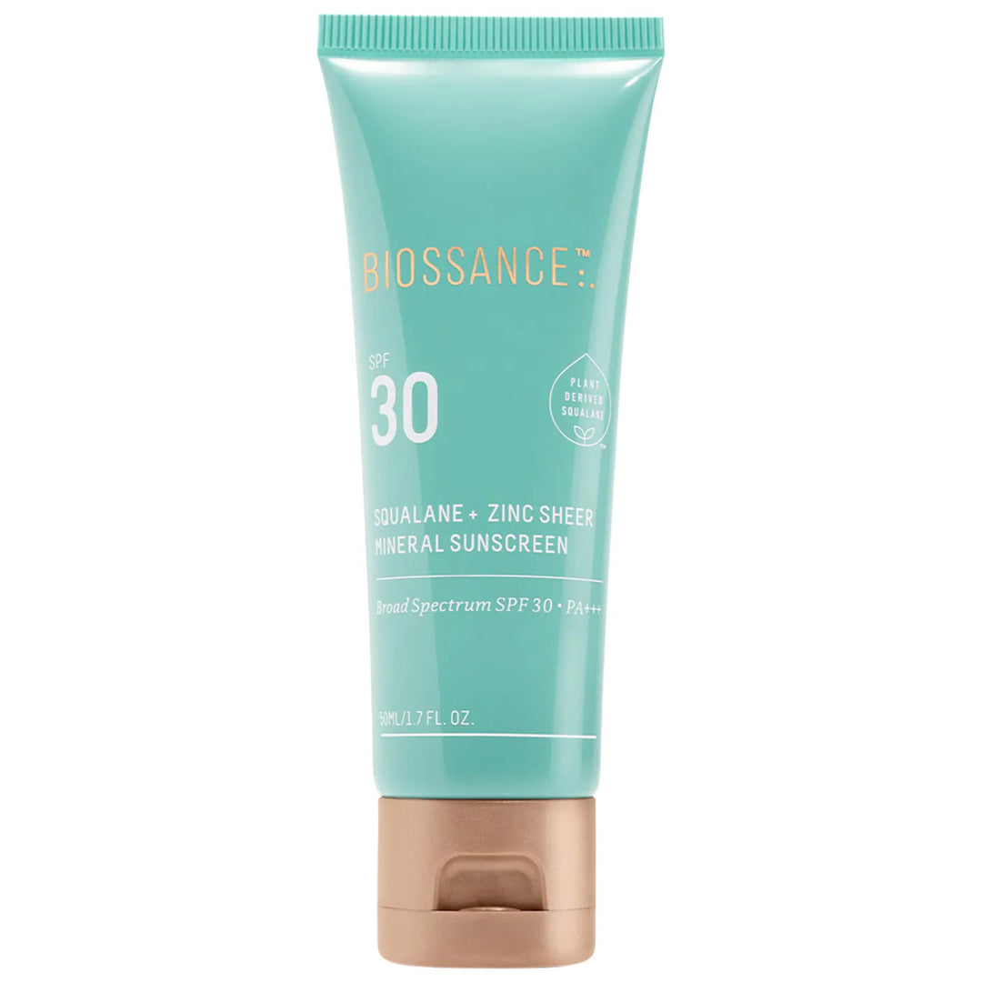 Biossance Squalane + Zinc Sheer Mineral Sunscreen SPF30