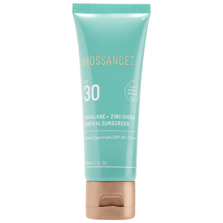 Biossance Squalane + Zinc Sheer Mineral Sunscreen SPF30