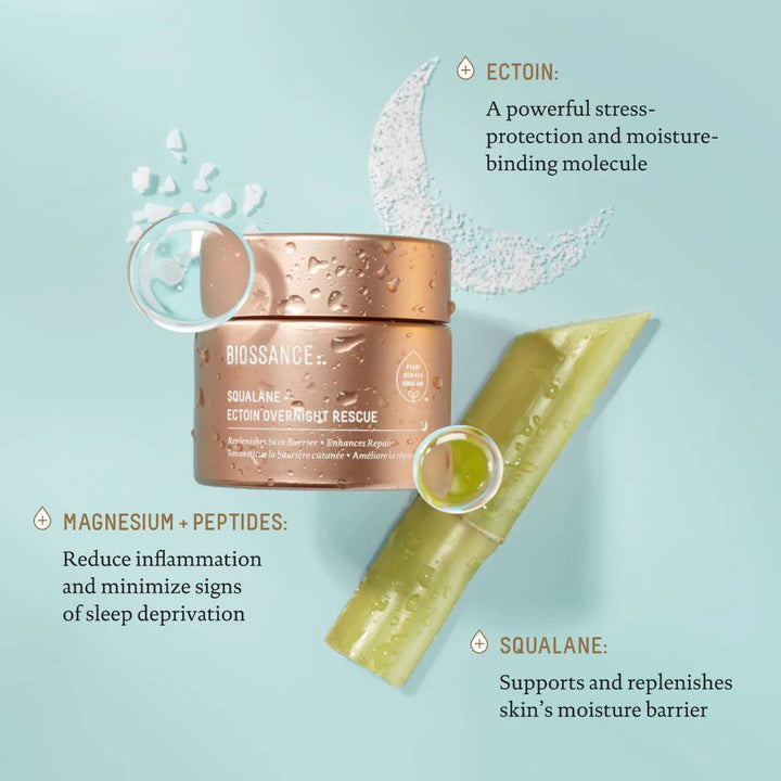 Biossance Squalane + Ectoin Overnight Rescue