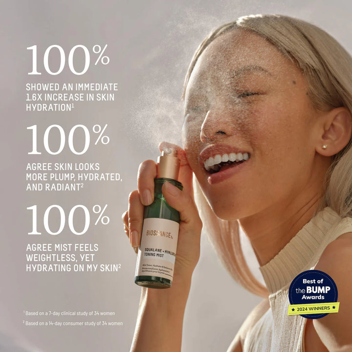 Biossance Squalane + Hyaluronic Toning Mist
