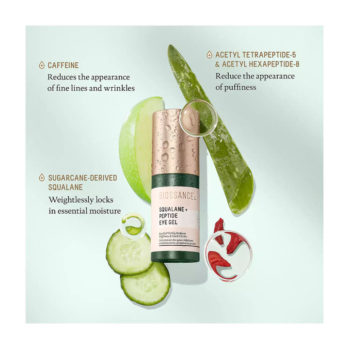 Biossance Squalane + Peptide Eye Gel