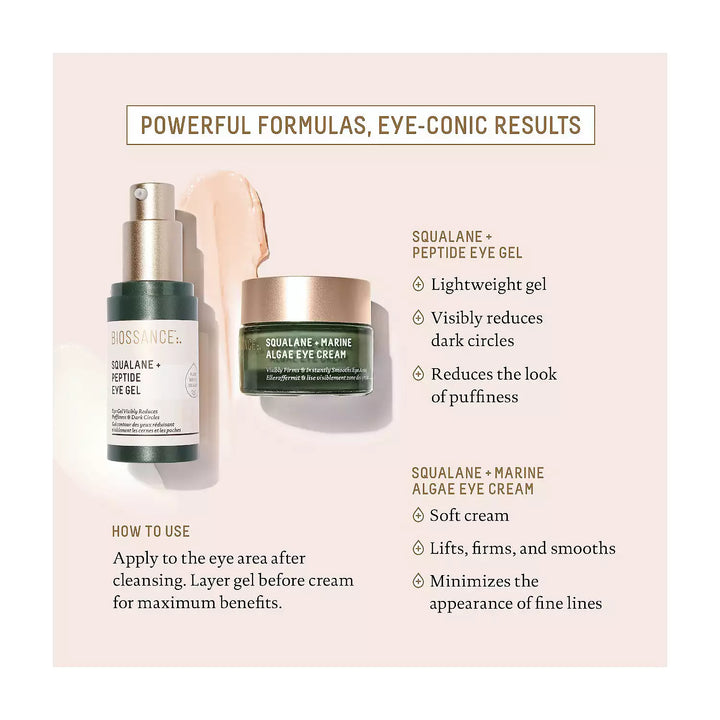 Biossance Squalane + Peptide Eye Gel