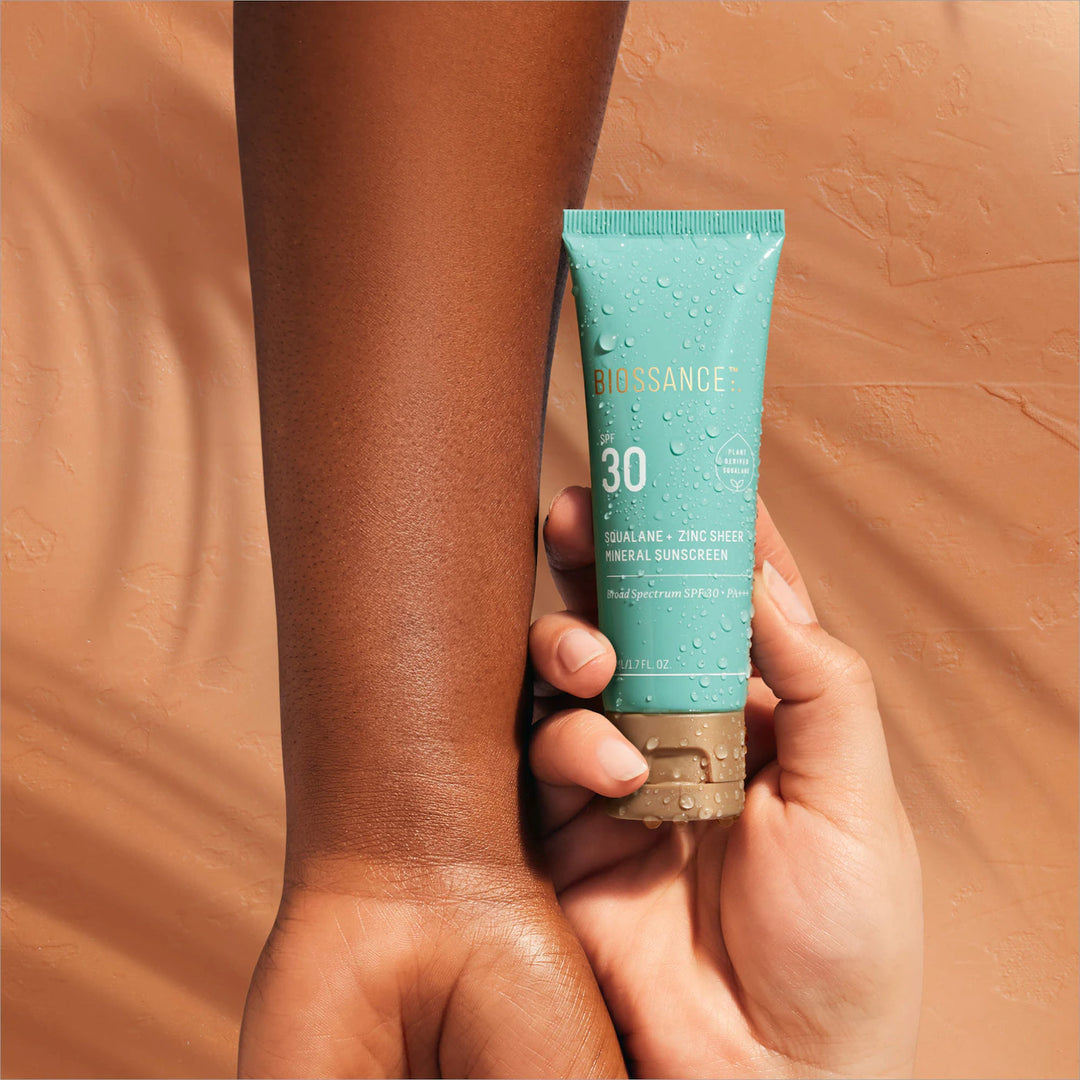 Biossance Squalane + Zinc Sheer Mineral Sunscreen SPF30