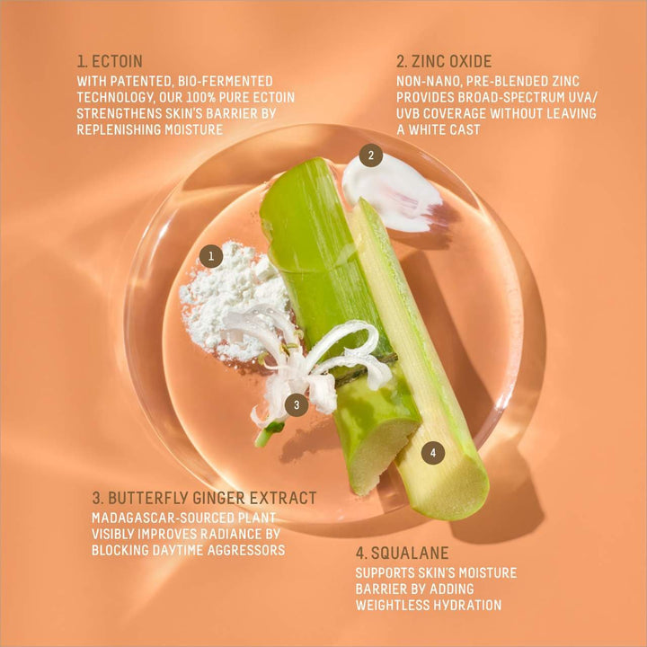 Biossance Squalane + Zinc Sheer Mineral Sunscreen SPF30