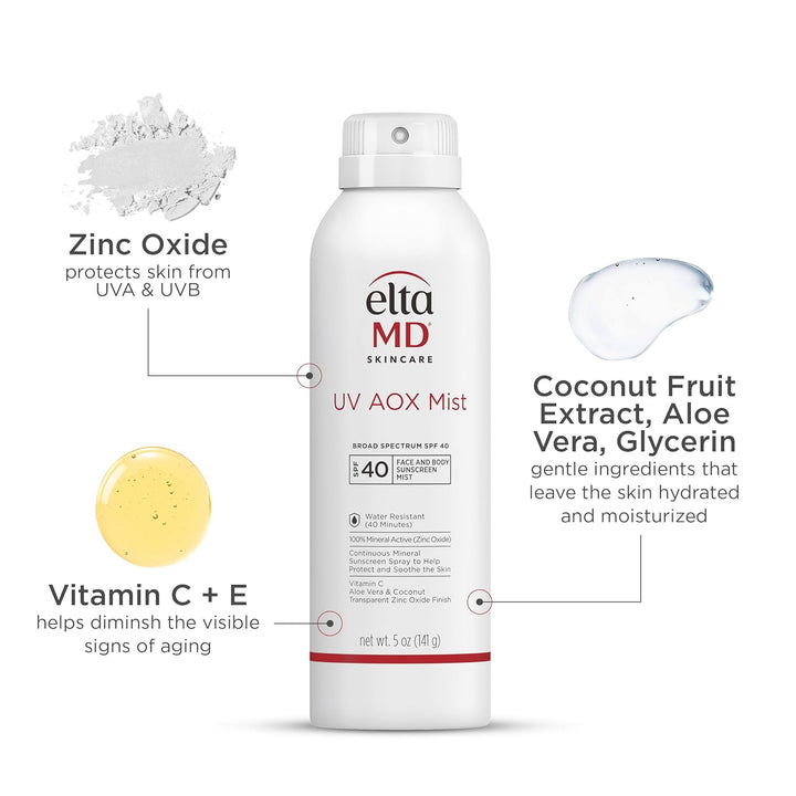 EltaMD UV AOX Mist Broad-Spectrum SPF 40
