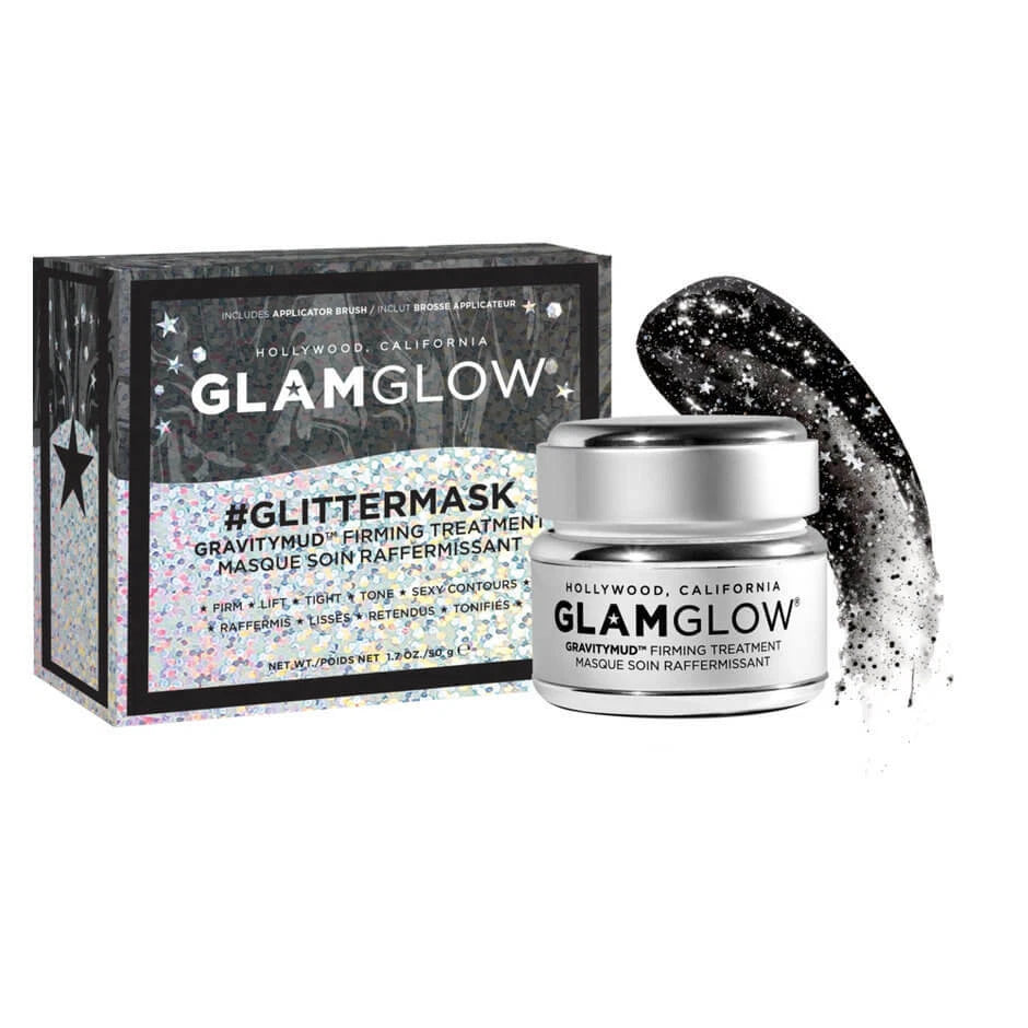 Glamglow Glittermask GravityMud Firming Treatment Mask Black Glitter