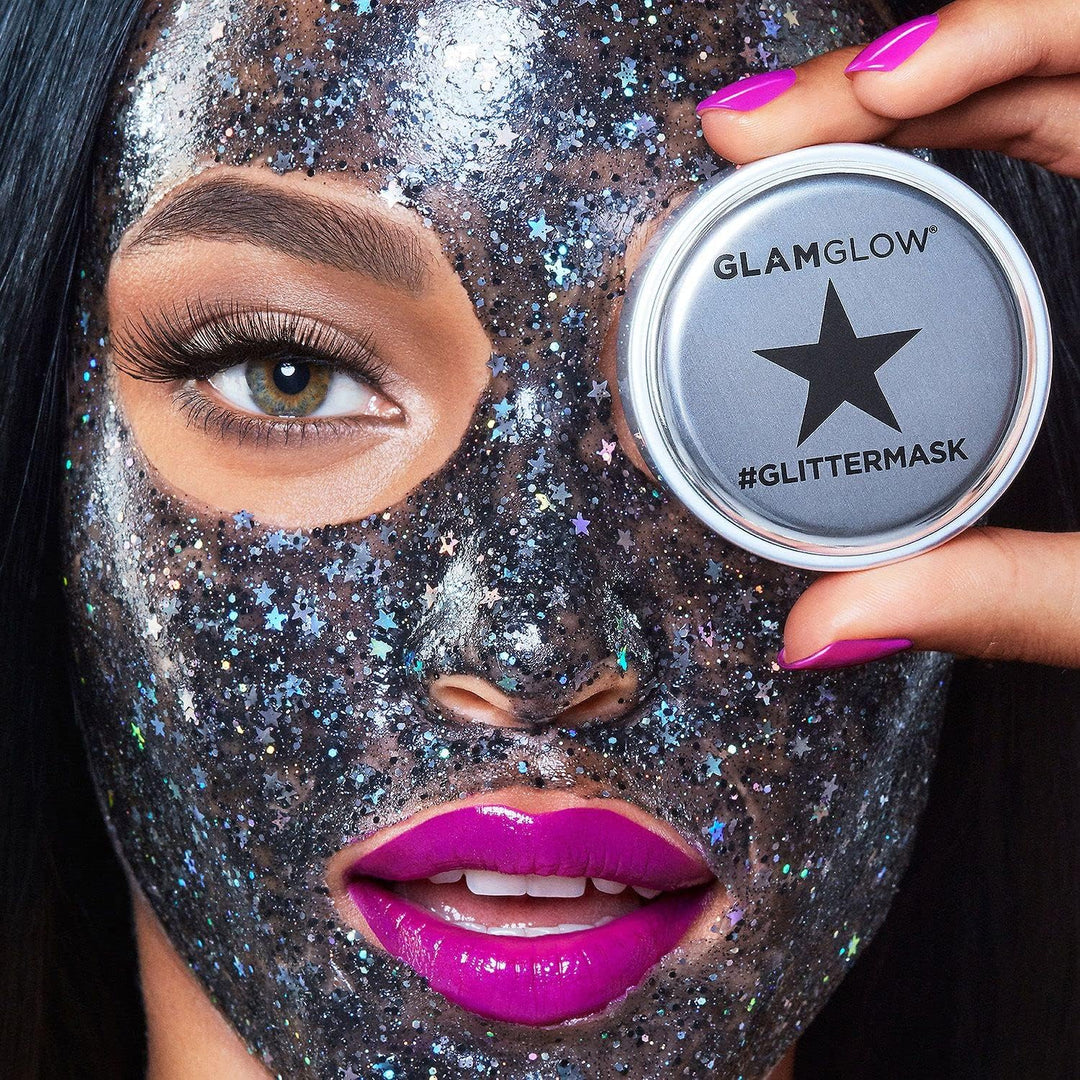 Glamglow Glittermask GravityMud Firming Treatment Mask Black Glitter