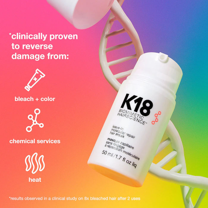 K18 Biomimetic Hairscience Leave-In Molecular Repair Hair Mask