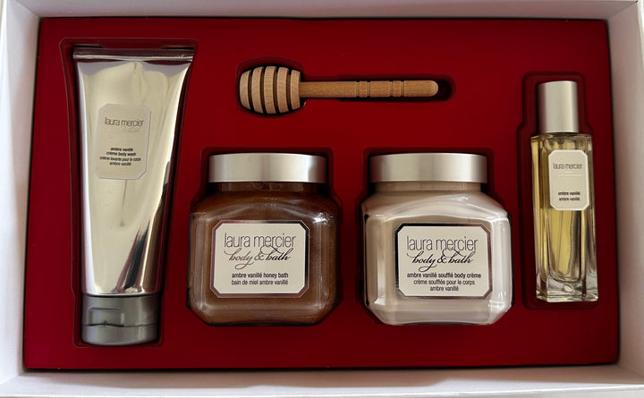 Laura Mercier 4-Pc. Luxe Ultime Ambre Vanille Luxe Body Collection Gift Set