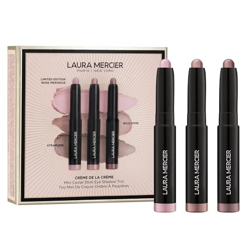 Laura Mercier Crème De La Crème Mini Caviar Stick Eyeshadow Trio (Limited Edition) - $51 Value