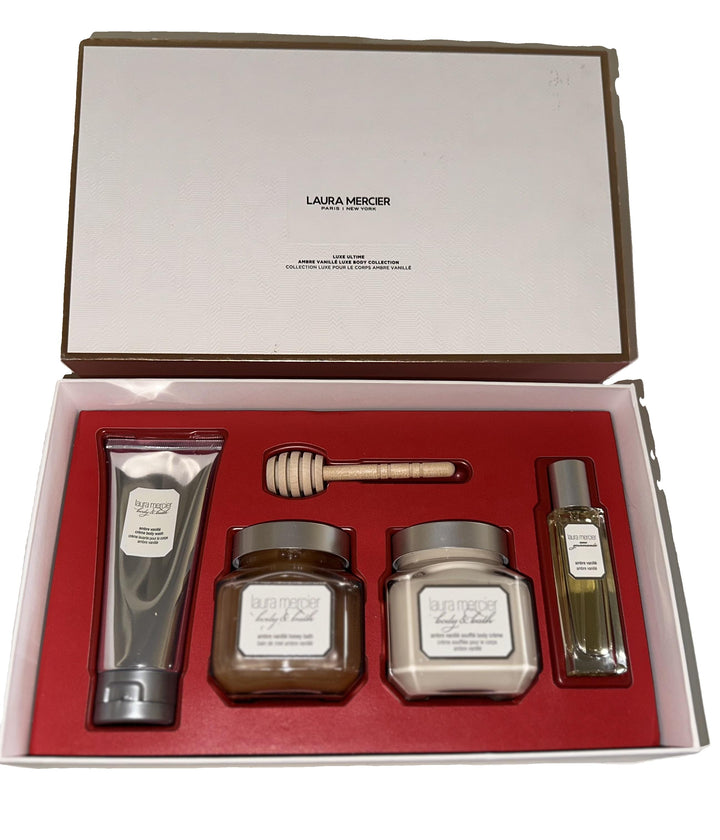 Laura Mercier 4-Pc. Luxe Ultime Ambre Vanille Luxe Body Collection Gift Set