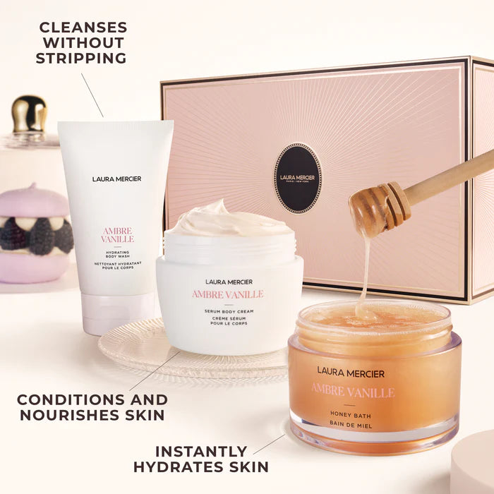 Laura Mercier Delicious & Decadent Ambre Vanille Collection - $117 Value