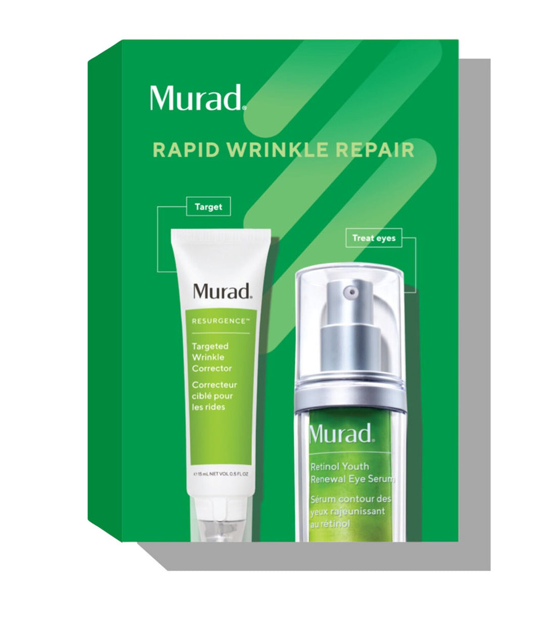 Murad Rapid Wrinkle Repair Set Retinol Youth Eye Serum & Targeted Wrinkle Corrector
