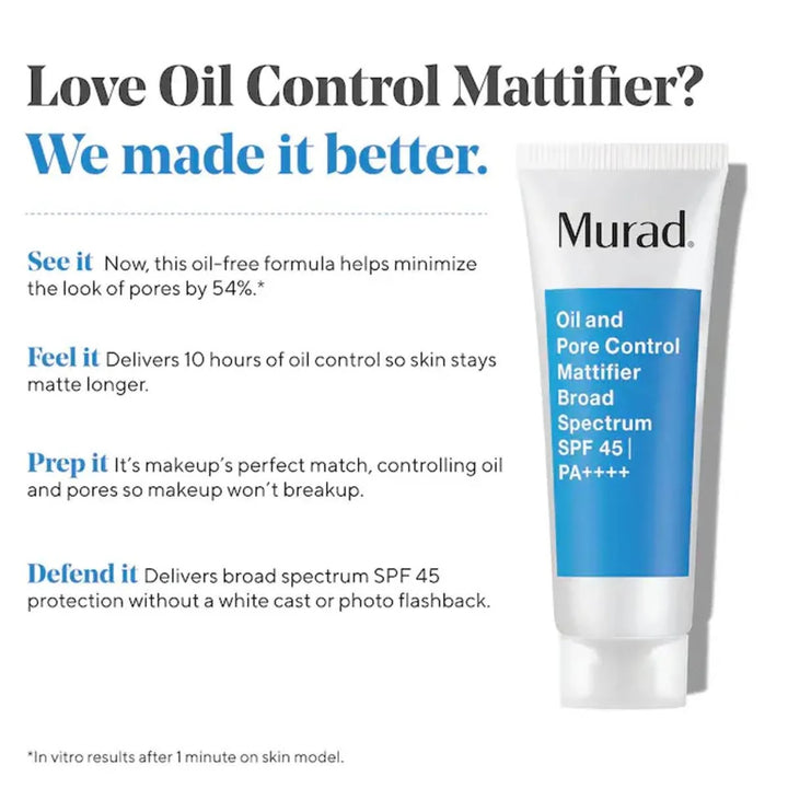 Murad Oil and Pore Control Mattifier Broad Spectrum SPF 45 PA++++