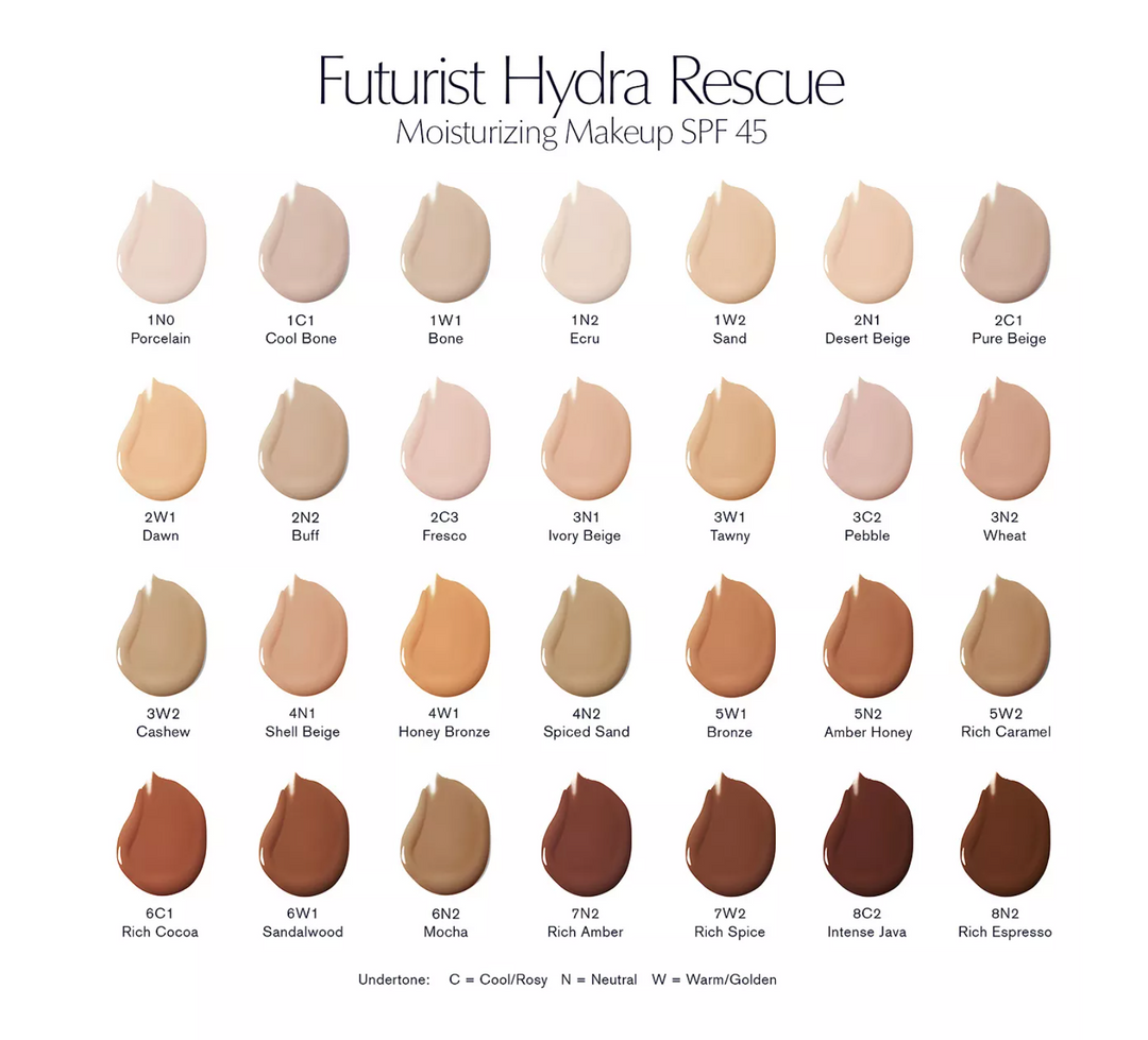 Estee Lauder Futurist Hydra Rescue Moisturizing Foundation SPF 45, 1.2 oz