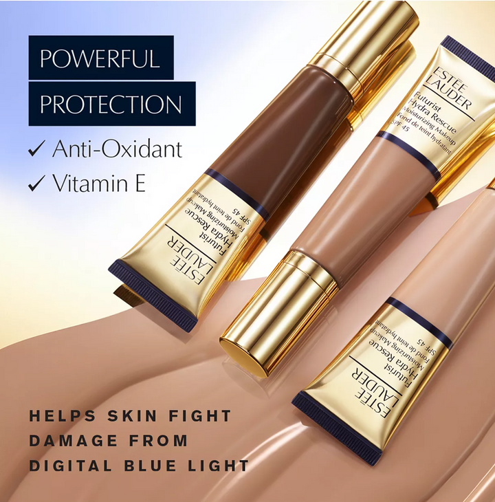 Estée Lauder Futurist Hydra Rescue Moisturizing Foundation SPF 45, 1.2 oz