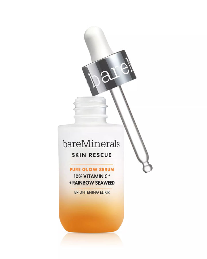 bareMinerals Skin Rescue Pure Glow Serum With 10% Vitamin C Complex And Rainbow Seaweed
