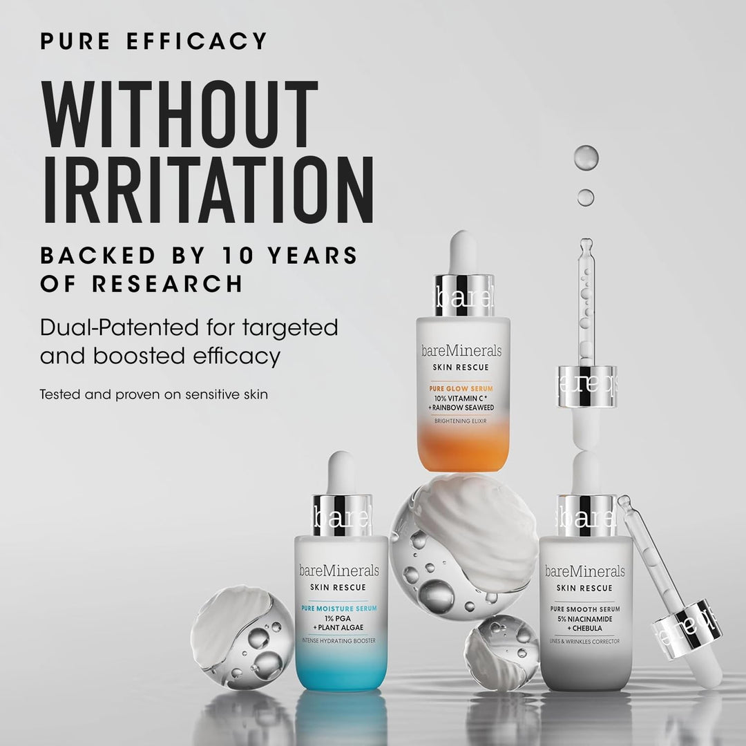 bareMinerals Skin Rescue Pure Smooth Serum With 5% Niacinamide And Chebula