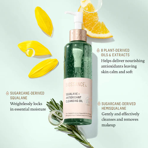 Biossance Squalane + Antioxidant Cleansing Oil