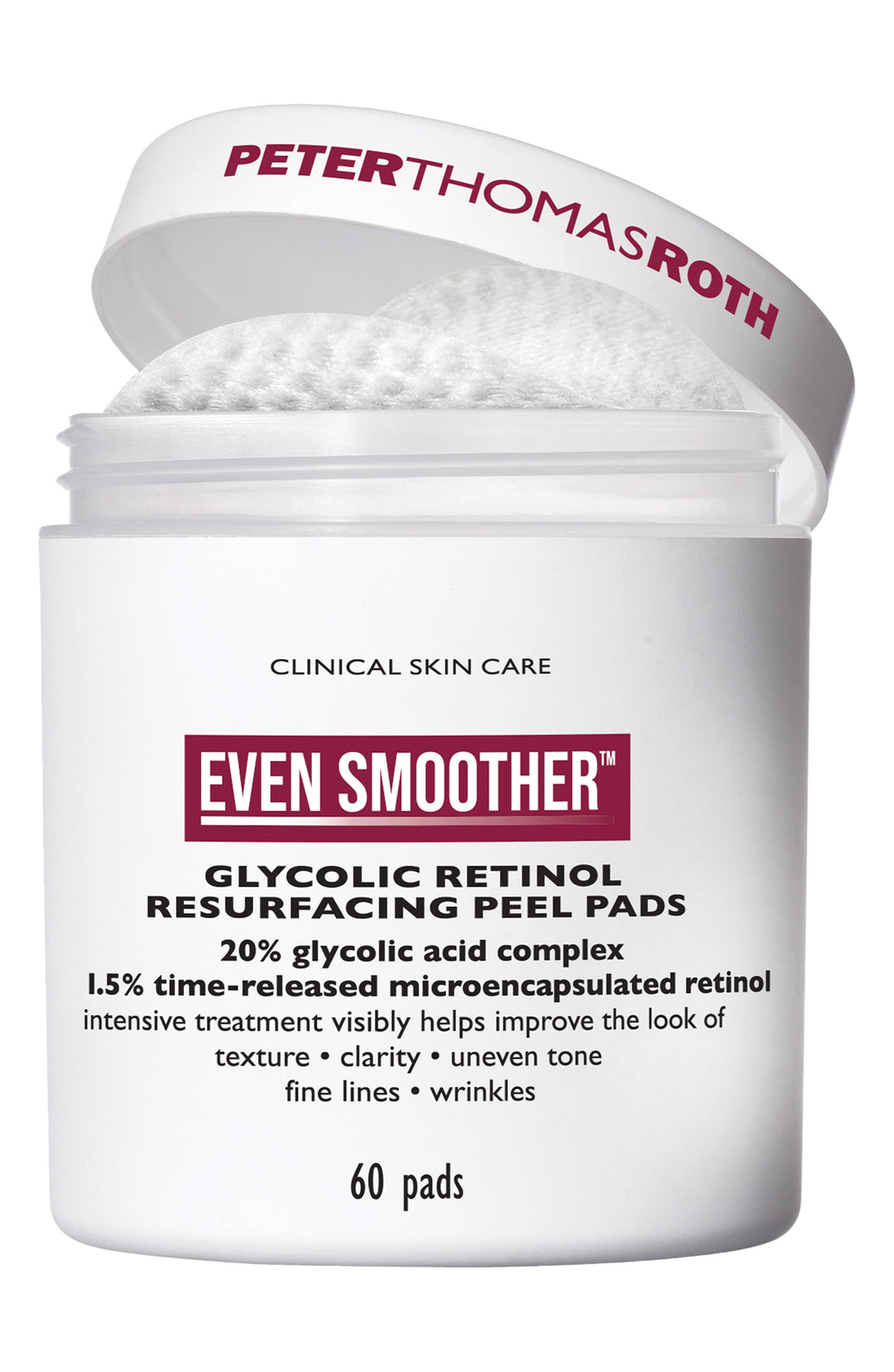 Peter Thomas Roth Even Smoother Glycolic Retinol Resurfacing Peel Pads