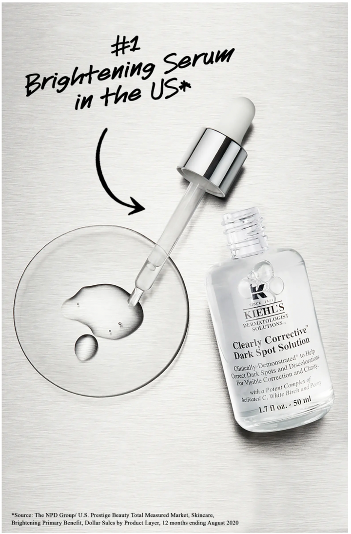 Kiehl's Clearly Corrective Dark Spot Solution Serum - 1.0 fl oz dropper