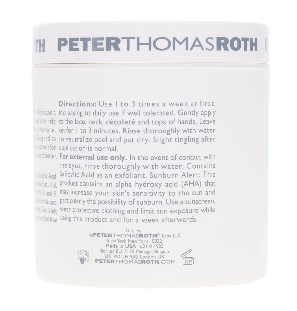 Peter Thomas Roth Peptide 21 Amino Acid Exfoliating Peel Pads