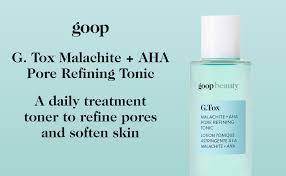 Goop G.Tox Malachite and AHA Pore Refining Tonic