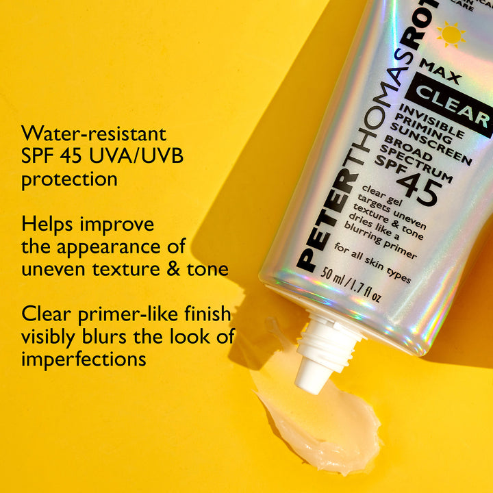 Peter Thomas Roth Max Clear Invisible Priming Sunscreen SPF 45 1.7 oz